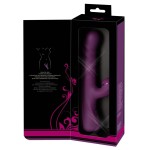 Фиолетовый вибратор-кролик с функцией постукивания и фрикциями 3 Function Rabbit Vibrator - 23,7 см. Фиолетовый вибратор-кролик с функцией постукивания и фрикциями 3 Function Rabbit Vibrator - 23,7 см.