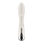 Телесный вибратор-кролик с ротацией Spinning Rabbit 1 - 20 см.