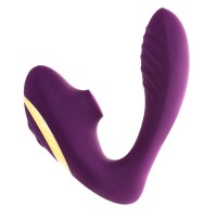 Фиолетовый вибромассажер с двойной стимуляцией Mave Фиолетовый вибромассажер с двойной стимуляцией Mave