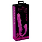 Лиловый вибратор 3 Function Vibrator с функцией фрикций и постукиванием