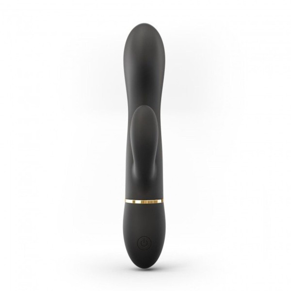 Черный вибратор-кролик Dorcel Glam Rabbit - 21 см. Черный вибратор-кролик Dorcel Glam Rabbit - 21 см.
