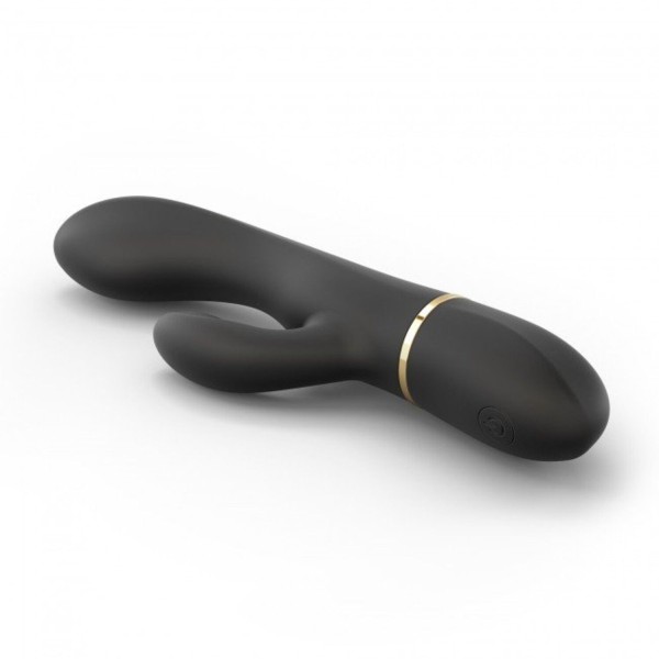 Черный вибратор-кролик Dorcel Glam Rabbit - 21 см. Черный вибратор-кролик Dorcel Glam Rabbit - 21 см.