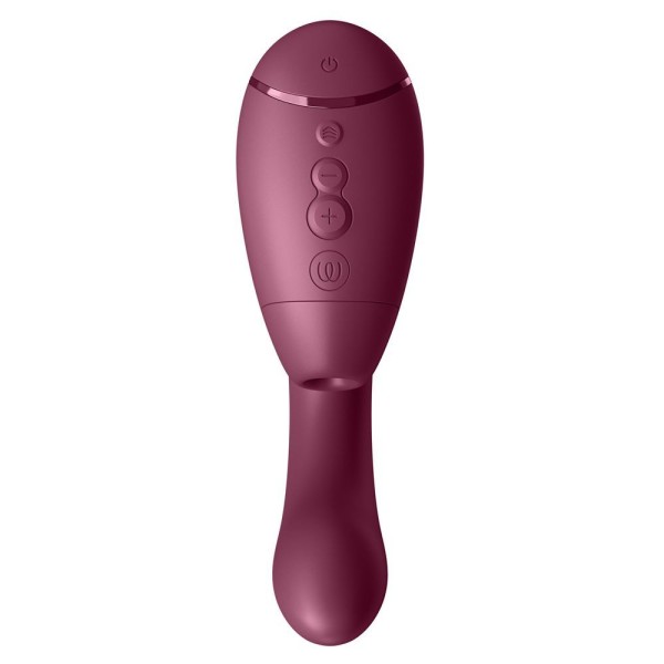 Малиновый двойной стимулятор Womanizer Next Duo