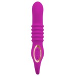 Лиловый вибратор 3 Function Vibrator с функцией фрикций и постукиванием
