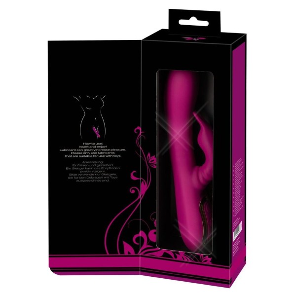 Фиолетовый вибратор 3 Function Vibrator с вращением бусин - 23 см. Фиолетовый вибратор 3 Function Vibrator с вращением бусин - 23 см.