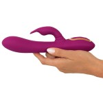 Фиолетовый вибратор 3 Function Vibrator с вращением бусин - 23 см. Фиолетовый вибратор 3 Function Vibrator с вращением бусин - 23 см.