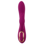 Фиолетовый вибратор 3 Function Vibrator с вращением бусин - 23 см. Фиолетовый вибратор 3 Function Vibrator с вращением бусин - 23 см.