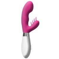 Розовый вибратор-кролик Ares - 21 см. Розовый вибратор-кролик Ares - 21 см.