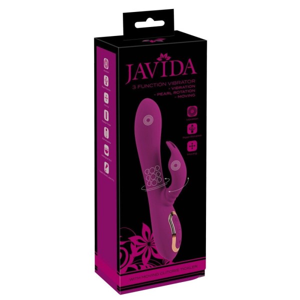 Фиолетовый вибратор 3 Function Vibrator с вращением бусин - 23 см. Фиолетовый вибратор 3 Function Vibrator с вращением бусин - 23 см.