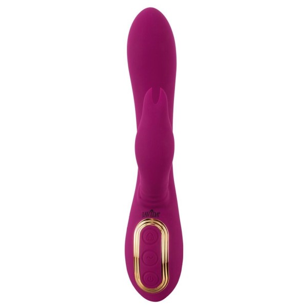 Фиолетовый вибратор 3 Function Vibrator с вращением бусин - 23 см. Фиолетовый вибратор 3 Function Vibrator с вращением бусин - 23 см.