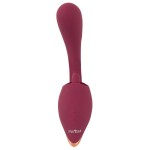 Малиновый вибратор с подвижными язычками 2 Function Vibrator - 20,6 см. Малиновый вибратор с подвижными язычками 2 Function Vibrator - 20,6 см.