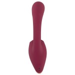 Малиновый вибратор с подвижными язычками 2 Function Vibrator - 20,6 см. Малиновый вибратор с подвижными язычками 2 Function Vibrator - 20,6 см.