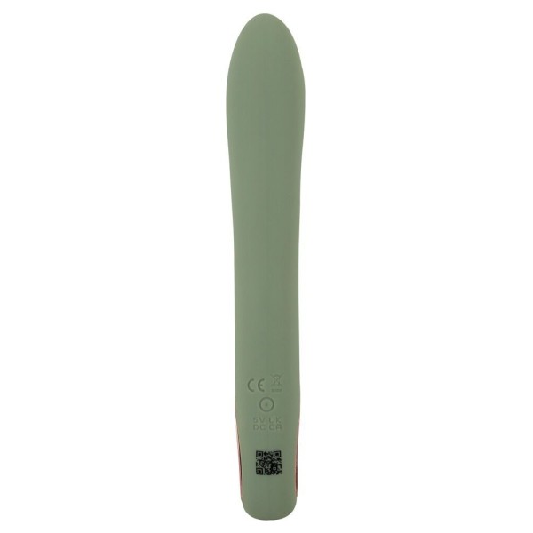 Оливковый вибратор-кролик Slim Rabbit Olive - 21,4 см. Оливковый вибратор-кролик Slim Rabbit Olive - 21,4 см.