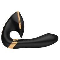 Черный вибростимулятор SOYO - 17 см. Черный вибростимулятор SOYO - 17 см.