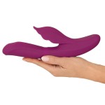 Лиловый вибратор-кролик 4 Function Vibrator - 24 см. Лиловый вибратор-кролик 4 Function Vibrator - 24 см.
