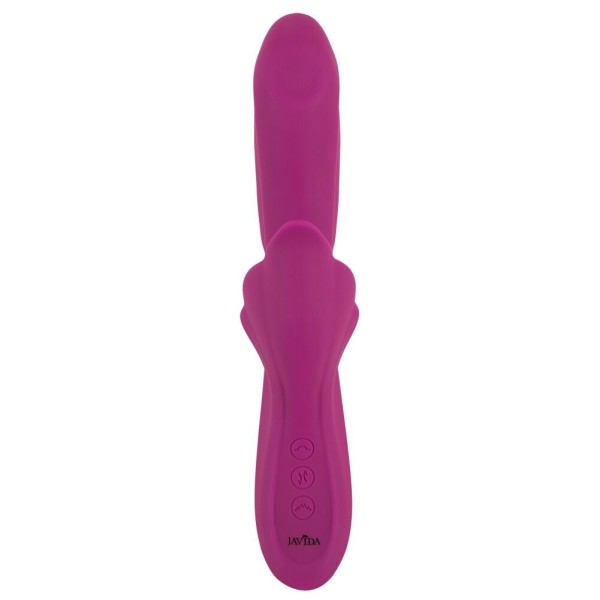 Лиловый вибратор-кролик 4 Function Vibrator - 24 см. Лиловый вибратор-кролик 4 Function Vibrator - 24 см.