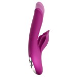 Лиловый вибратор-кролик 4 Function Vibrator - 24 см. Лиловый вибратор-кролик 4 Function Vibrator - 24 см.
