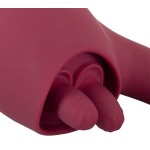 Малиновый вибратор с подвижными язычками 2 Function Vibrator - 20,6 см. Малиновый вибратор с подвижными язычками 2 Function Vibrator - 20,6 см.