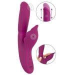 Лиловый вибратор-кролик 4 Function Vibrator - 24 см. Лиловый вибратор-кролик 4 Function Vibrator - 24 см.