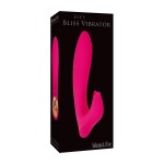 Розовый вибратор с клиторальным отростком Bliss Vibrator - 17,8 см.