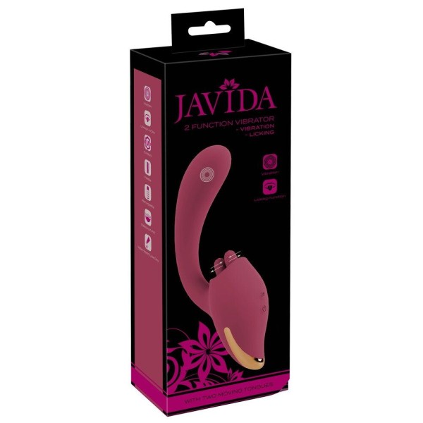 Малиновый вибратор с подвижными язычками 2 Function Vibrator - 20,6 см. Малиновый вибратор с подвижными язычками 2 Function Vibrator - 20,6 см.