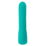 Зеленый вибратор SYLORA Unique Beads Vibrator - 17 см. Зеленый вибратор SYLORA Unique Beads Vibrator - 17 см.