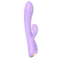 Сиреневый вибратор-кролик Bunny Clyde - 22,5 см.