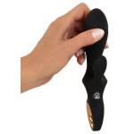 Черный вибратор-кролик с функцией расширения Inflatable Rabbit Vibrator - 18,3 см. Черный вибратор-кролик с функцией расширения Inflatable Rabbit Vibrator - 18,3 см.