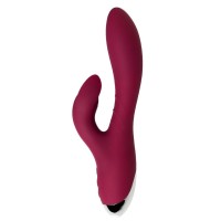 Бордовый вибратор-кролик Mion - 22 см. Бордовый вибратор-кролик Mion - 22 см.