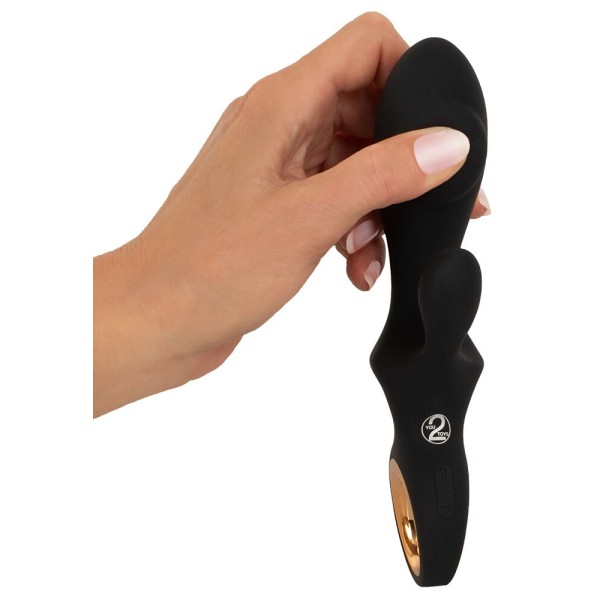 Черный вибратор-кролик с функцией расширения Inflatable Rabbit Vibrator - 18,3 см. Черный вибратор-кролик с функцией расширения Inflatable Rabbit Vibrator - 18,3 см.