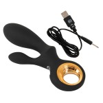 Черный вибратор-кролик с функцией расширения Inflatable Rabbit Vibrator - 18,3 см. Черный вибратор-кролик с функцией расширения Inflatable Rabbit Vibrator - 18,3 см.