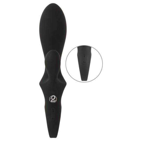 Черный вибратор-кролик с функцией расширения Inflatable Rabbit Vibrator - 18,3 см. Черный вибратор-кролик с функцией расширения Inflatable Rabbit Vibrator - 18,3 см.