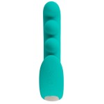 Зеленый вибратор SYLORA Unique Beads Vibrator - 17 см. Зеленый вибратор SYLORA Unique Beads Vibrator - 17 см.
