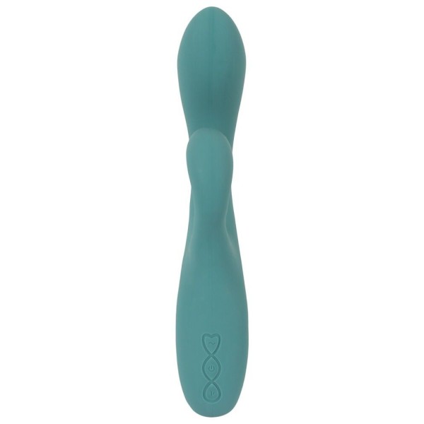 Бирюзовый вибратор-кролик The Magician Rabbit Vibrator - 22,5 см.