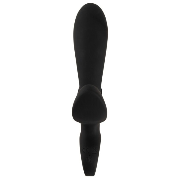 Черный вибратор с функцией расширения Inflatable Triple Vibrator - 18,9 см. Черный вибратор с функцией расширения Inflatable Triple Vibrator - 18,9 см.