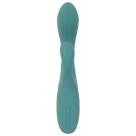 Бирюзовый вибратор-кролик The Magician Rabbit Vibrator - 22,5 см.