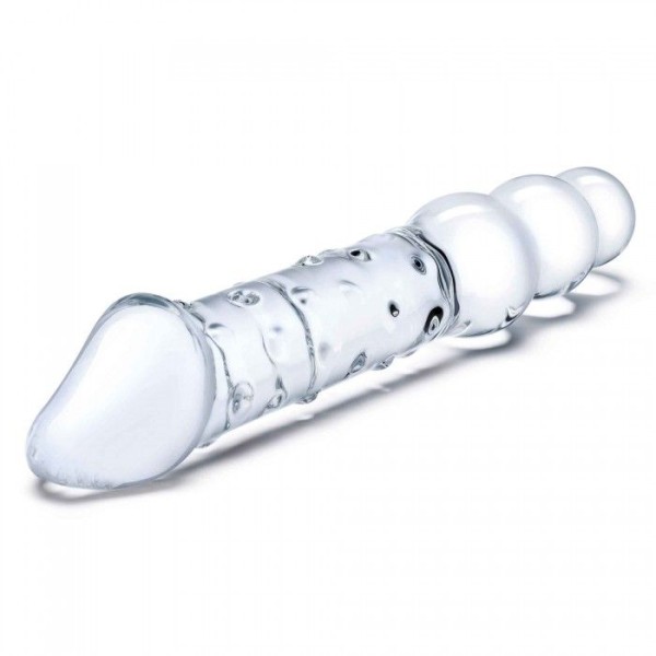 Прозрачный двухсторонний стимулятор 12 Double Ended Dildo - 28 см.