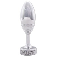Серебристая анальная втулка Doxy Ribbed Butt Plug - 10,5 см. Серебристая анальная втулка Doxy Ribbed Butt Plug - 10,5 см.