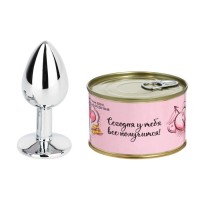 Серебристая анальная пробка в консервной банке У тебя все получится. Но...