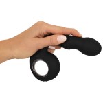 Черный силиконовый вибратор G P-Spot Vibrator - 16,8 см.