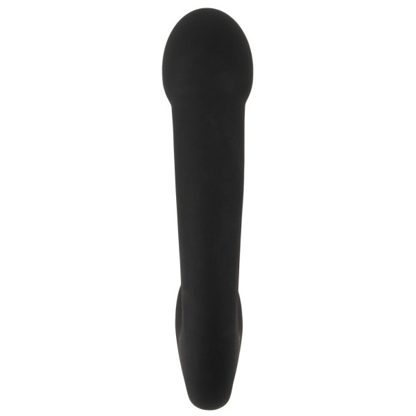 Черный силиконовый вибратор G P-Spot Vibrator - 16,8 см.