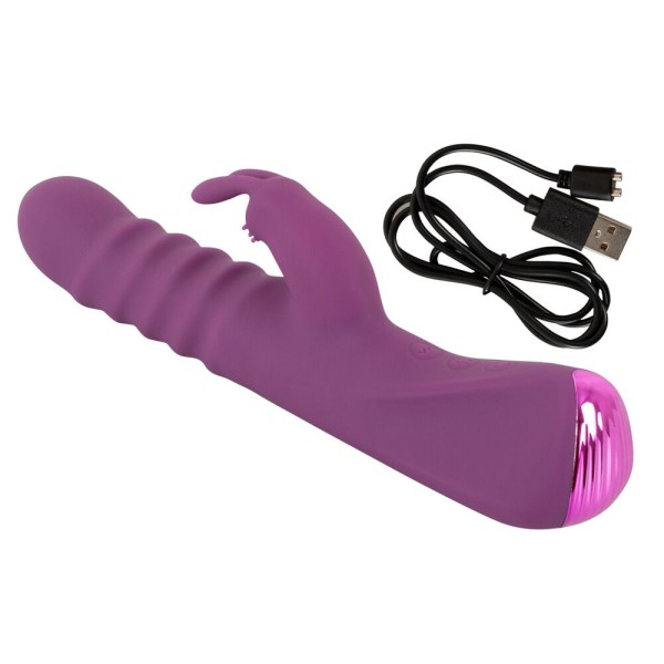 Фиолетовый вибратор-кролик 2 Function Rabbit Vibrator - 23,7 см. Фиолетовый вибратор-кролик 2 Function Rabbit Vibrator - 23,7 см.
