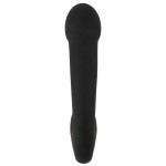 Черный силиконовый вибратор G P-Spot Vibrator - 16,8 см.