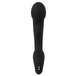 Черный силиконовый вибратор G P-Spot Vibrator - 16,8 см.