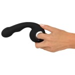 Черный силиконовый вибратор G P-Spot Vibrator - 16,8 см.