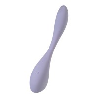 Сиреневый гибкий вибратор Satisfyer G-Spot Flex 5+ - 19,6 см. Сиреневый гибкий вибратор Satisfyer G-Spot Flex 5+ - 19,6 см.