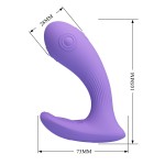 Сиреневый вибратор Andromeda с функцией постукивания Сиреневый вибратор Andromeda с функцией постукивания