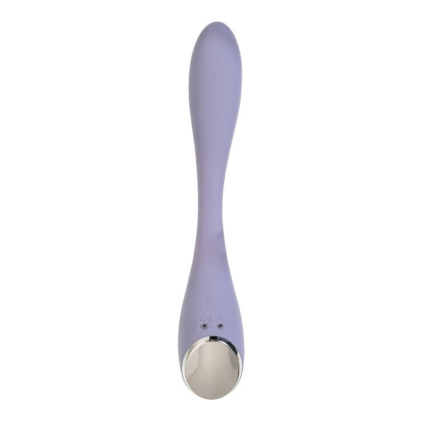 Сиреневый гибкий вибратор Satisfyer G-Spot Flex 5+ - 19,6 см.