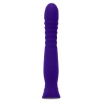 Фиолетовый вибростимулятор Trixxxie - 22,2 см.