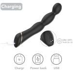 Черный вибратор для G-точки Laband - 21 см.